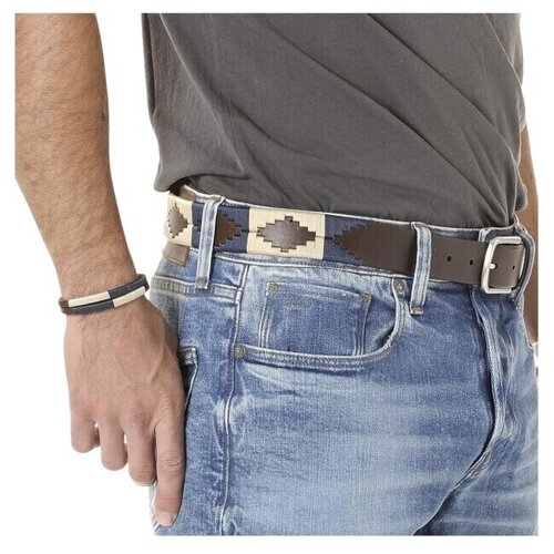 Pelpe Pasovi POLO Cintur&amp;oacute;n estilo argentino Beige Bež Slike
