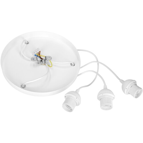  Brilagi - Visilica na sajli RESNA 3xE27/60W/230V, prečnik 45 cm, braon/bež Slike