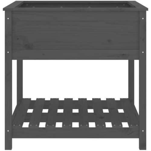  Sadilica s policom siva 82,5x82,5x81 cm od masivne borovine Slike