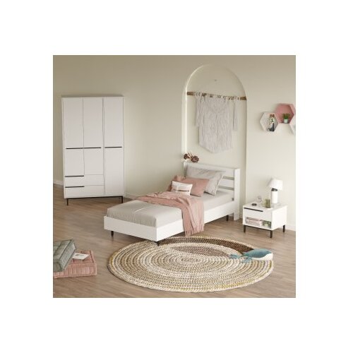 Hanah home Spavaća soba set za tinejdžere ON23-W, Bijela Cijene