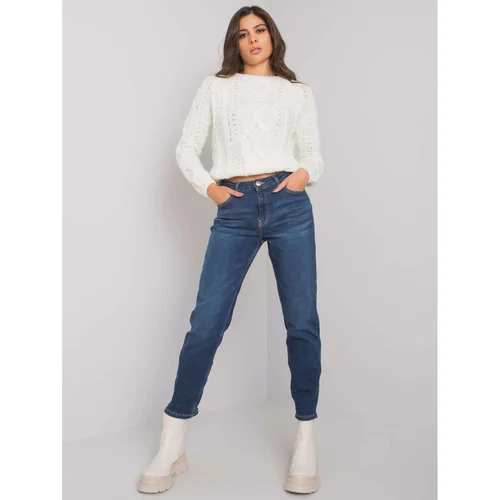 Fashion Hunters Dark blue straight jeans from Ealing SUBLEVEL