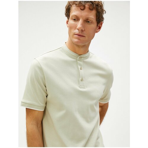 Koton Polo T-shirt - Gray - Regular fit Cene
