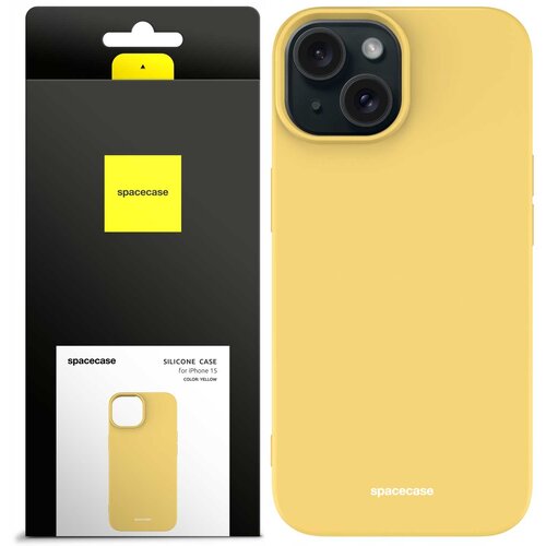 Spacecase SILIKONSKI OVITEK ZA IPHONE 15 OVITEK RUMEN OVITEK, (21963951) Cene