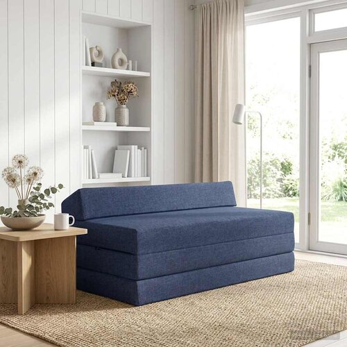 SOFA na razvlačenje Plava 120 x 60 x 49 cm Tkanina Cijene