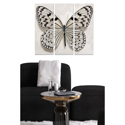 Wallity MDF14920417 Multicolor Decorative MDF Painting (3 Pieces) Cene