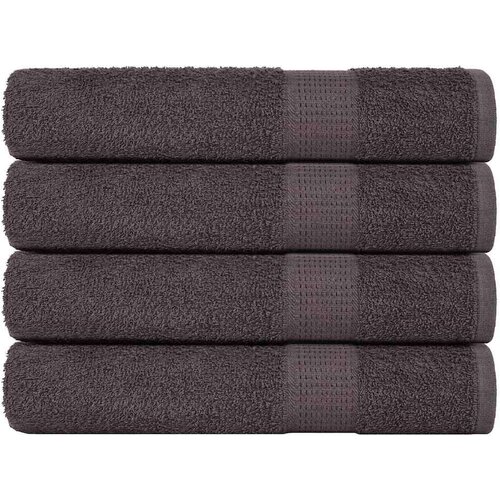 vidaXL Brisače za savno 4 kos FROGN antracit 80x200 cm 100% bombaž Cene
