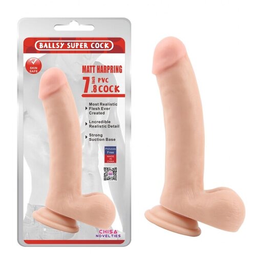  Dildo Matt Harpring, 20cm, Boja kože Slike