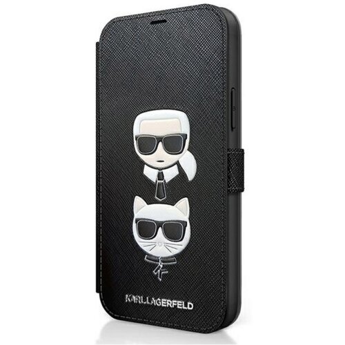 Maska Karl Lagerfeld Karl Flip za iPhone 12 mini (5.4) crna. Slike