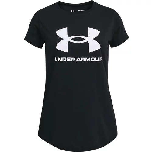 Under Armour Otroški t-shirt vijolična barva