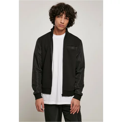 UC Men Organic and Recycled Fabric Mix Track Jacket black