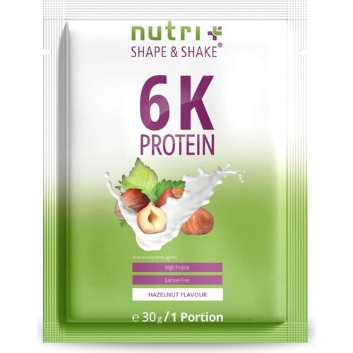 Nutri Vegan 6K proteinski prah, probna veličina - Hazelnut Slike