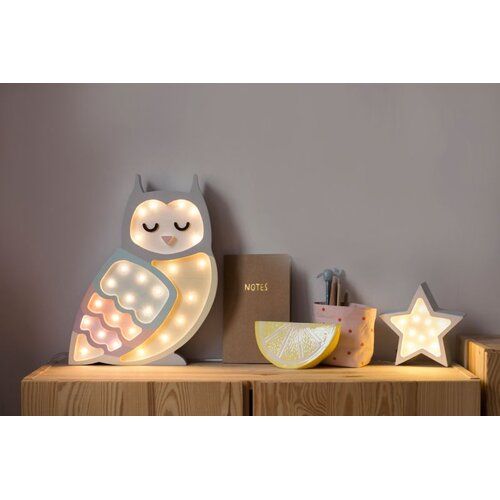  Lampa Little Lights - SOVA - pastelno &amp;scaron;arena Slike