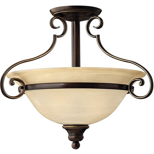 Elstead Lighting Elstead Cello Stropna svetilka z 2 delno vgradnima svetilkama, antično bronasta, E27, (22098160) Cene