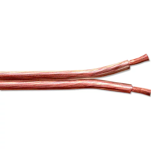  zvučnički kabeli (25 m, 0,75 mm², Prozirno)