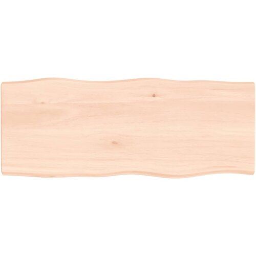 vidaXL Stolna ploča 100x40x4 cm netretirana hrastovina sa živim rubom Cijene
