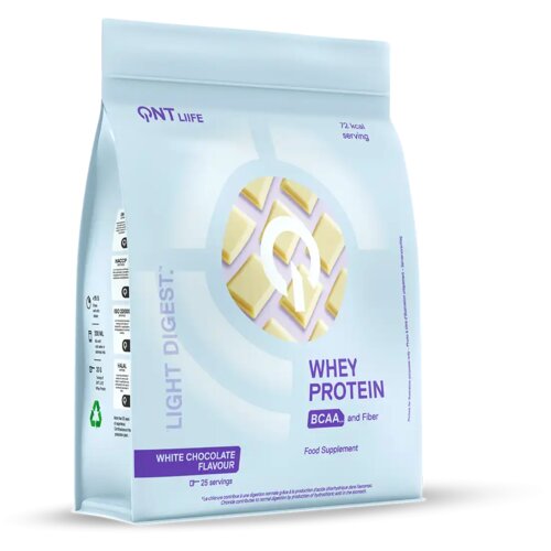 QNT light digest whey protein – lako svarljiv protein za mišiće i oporavak - bela čokolada 500g Cene