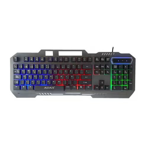AOAS Tastatura gaming M-888 sa svjetlom 260961 crna Cijene