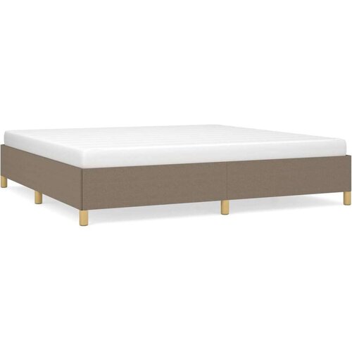  Okvir Za krevet smeđesivi 200x200 cm od tkanine Slike