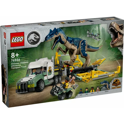 Lego Jurassic World 76966 Misije s dinosaurima: kamion za alosaura