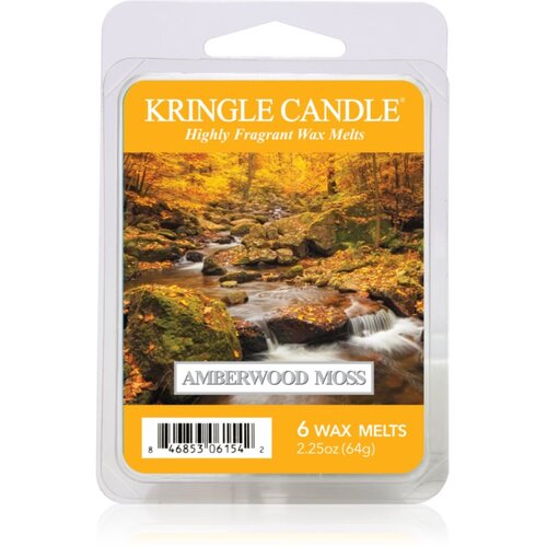 Kringle Candle Amberwood Moss vosek za aroma lučko 64 g Cene