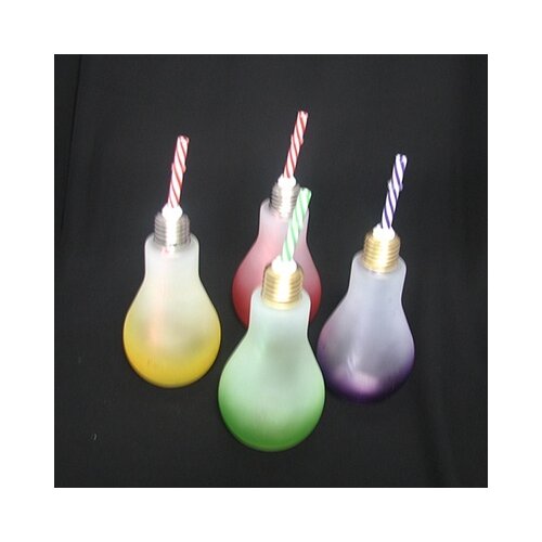 Staklena tegla sa slamčicom 170347 Cene