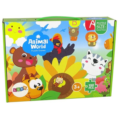 Puzzle za djecu životinje 100 dijelova. Cijene