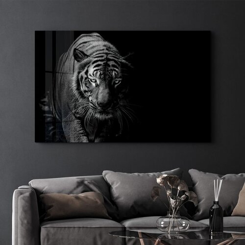 WALLXPERT Dekorativna slika na kaljenom staklu, 46x72cm, Šarena Cene