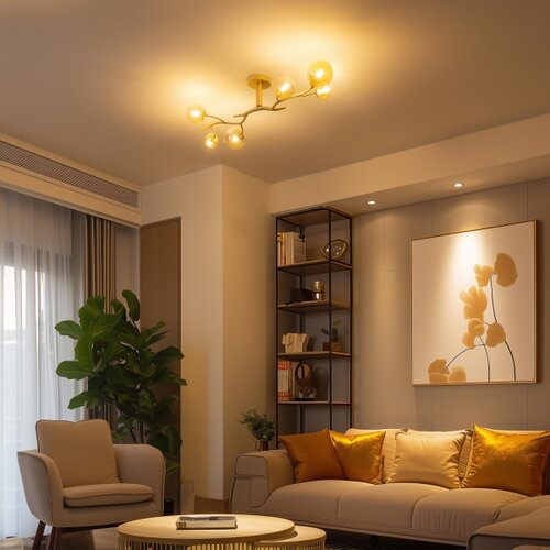  Brilagi - LED plafonski luster MISTEL 6xG9/3W/230V zlatni Slike