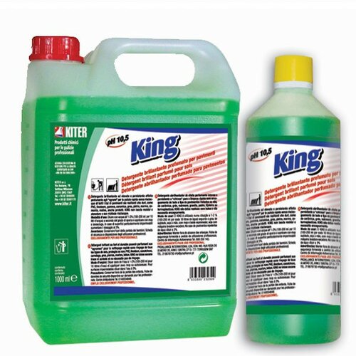 Kiter sredstvo za čišćenje podova bez ispiranja s mirisom citrusa i efektom sjaja - king 5L Cene