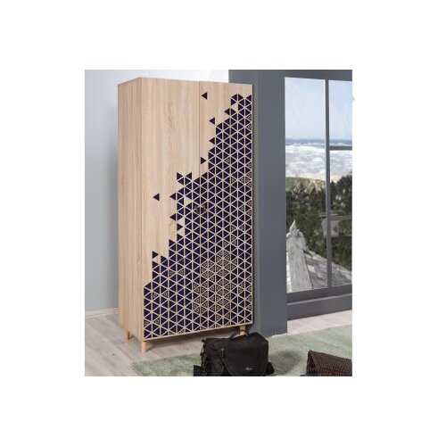 Hanah home Ormar Stil-123, 90x192x52 cm, &amp;Scaron;areni Slike