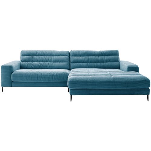 Pure Home Lifestyle SEDEŽNA GARNITURA, rebrasti žamet barve petroleja Cene