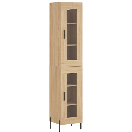 Maison Chic Visoka omara - Komoda - Predalnik sonoma hrast 34,5x34x180 cm inženirski les, (21721356) Cene