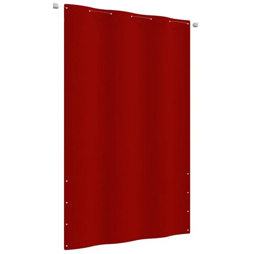Balkonski zastor crveni 140 x 240 cm od tkanine Oxford Cene