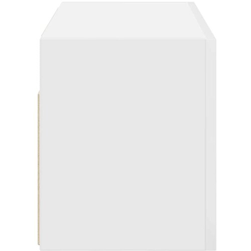  Kupaonski zidni ormarić bijeli 60x25x30 cm izrađeno drvo Slike