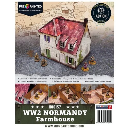 Warlord Games bolt action: pre-painted wwii normandy farmhouse Cene