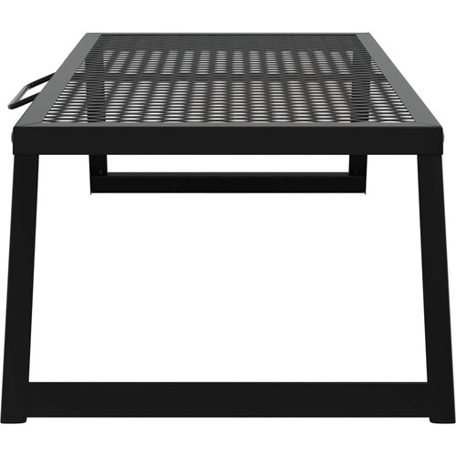  Sklopivi kamperski ro&amp;scaron;tilj Crna 58 x 31 x 2 cm Čelična legura Slike