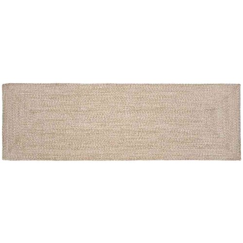 vidaXL Tepih Prirodna i bijela 60 x 300 cm Juta Cijene