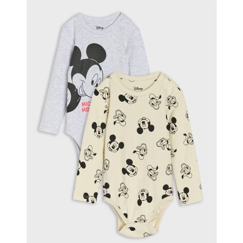 Sinsay Komplet od 2 pamučna bodija Mickey Mouse Cijene