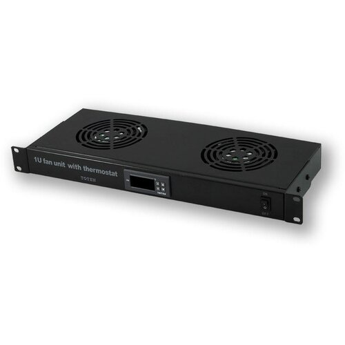LAN-TEC FU.0019.T02 - 19" ventilacijska jedinica, 1U, termostat, 2 x FAN Cijene