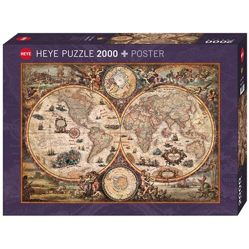 Heye puzzle 2000 delova Map Art Vintage World 29666 Cene