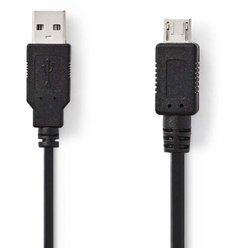Nedis CCGP60880BK20 micro USB kabl 2.0, 480Mbps, 2m, okrugli Cene