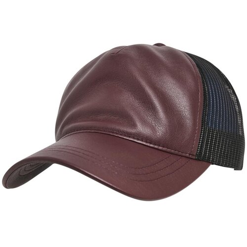 Flexfit Leather Trucker maroon/blk Cijene