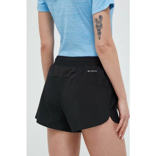Columbia Športne kratke hlače Hike ženske, črna barva