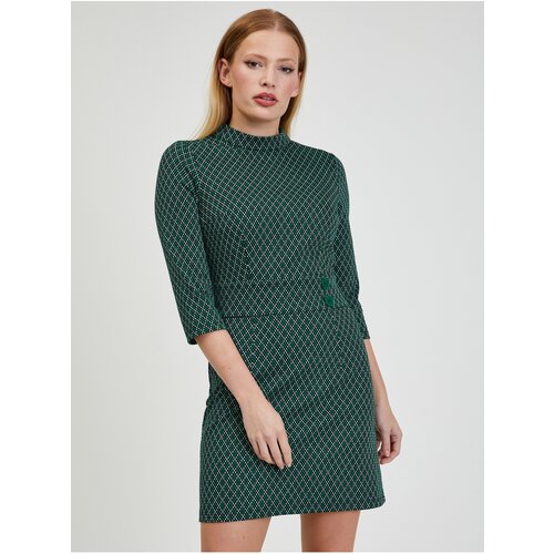 Orsay Green Ladies Patterned Dress - Women Slike