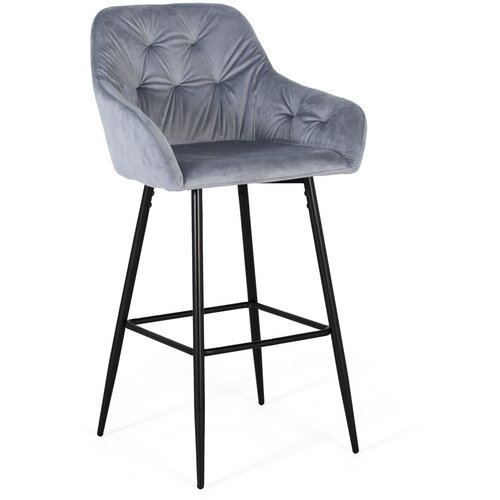 GINER Y COLOMER Komplet dveh stolčkov, oblazinjenih v žamet in s kovinskim ogrodjem, (22147106) Cene