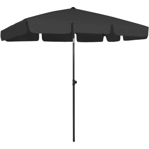  Suncobran za plažu crni 200 x 125 cm Cijene