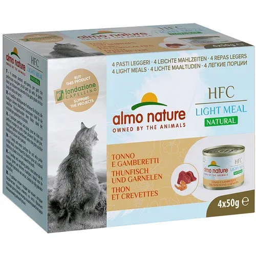 HFC Varčno pakiranje Almo Nature Natural Light 12 x 50 g - Tuna & kozice