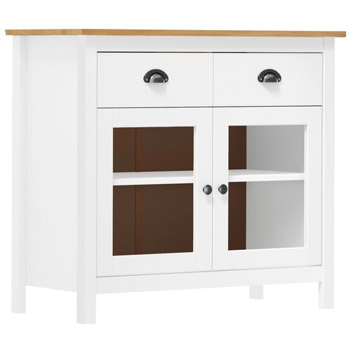  Komoda Hill bijela 90 x 40 x 80 cm od masivne borovine Cijene
