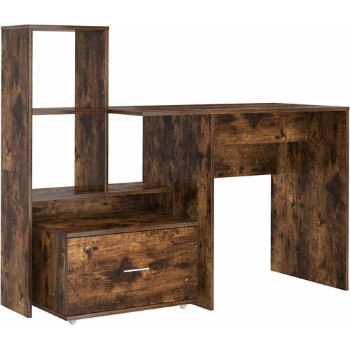  Stol Dimljeni hrast 131,5 x 50 x 106,5 cm Konstruirano drvo Slike