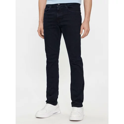 Karl Lagerfeld Jeans hlače 265840 541830 Mornarsko modra Slim Fit